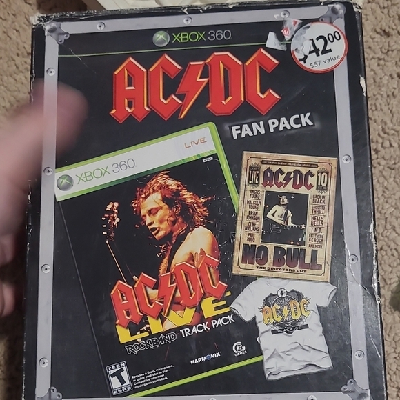 360 Rock Band AC/DC Live Track Pack - Green Case - Picture 5 of 6